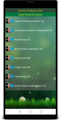 Human Anatomy Quiz android App screenshot 2