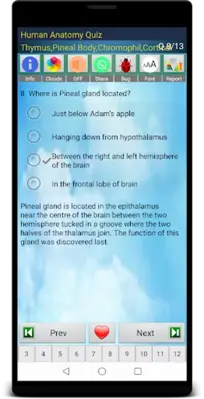 Human Anatomy Quiz android App screenshot 5