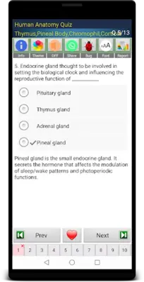 Human Anatomy Quiz android App screenshot 6